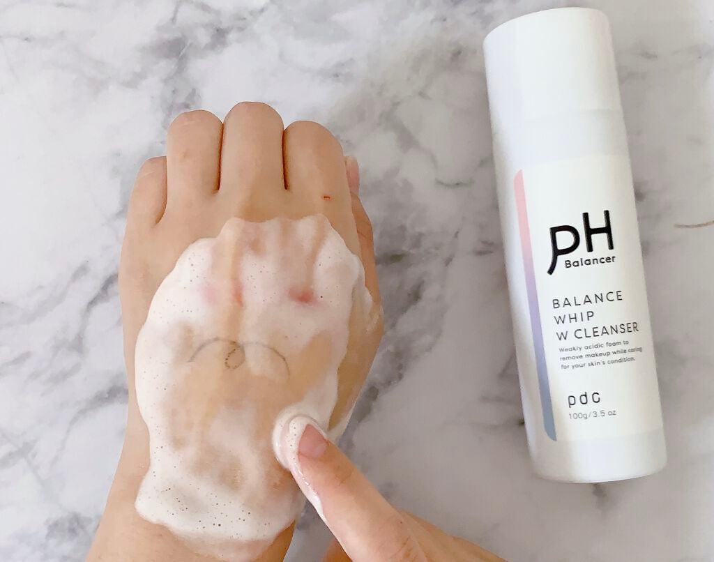 ピーエイチバランサー BホイップWクレンザー/pdc/泡洗顔を使ったクチコミ(7枚目)