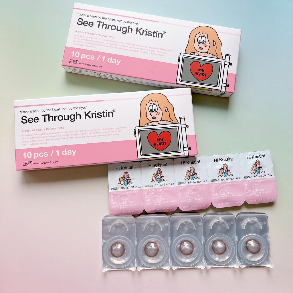 See Through Kristin/Hapa kristin/カラーコンタクトレンズを使ったクチコミ(3枚目)