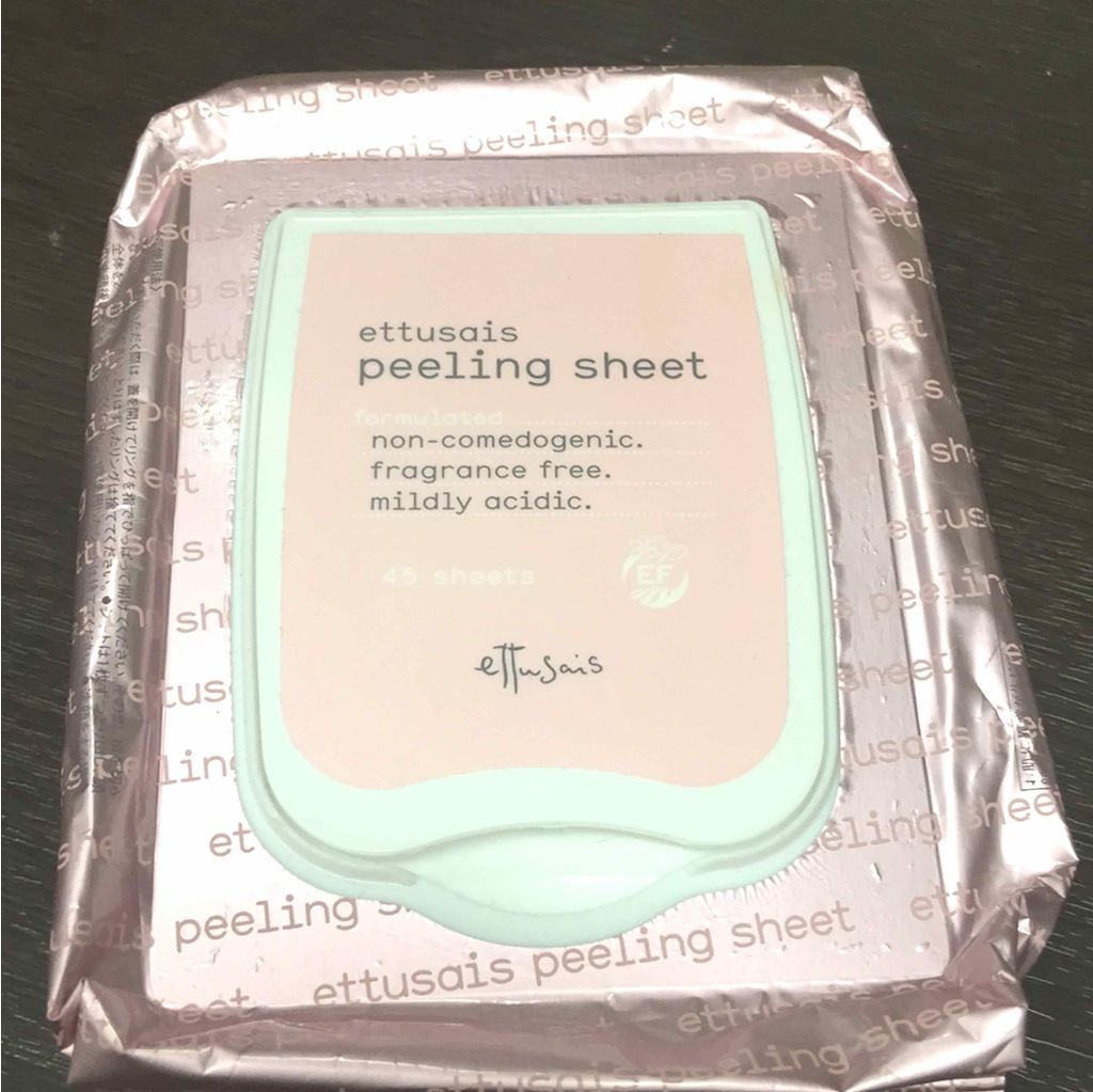 ふきとりピーリングシート しっとり/ettusais/ピーリングを使ったクチコミ(1枚目)
