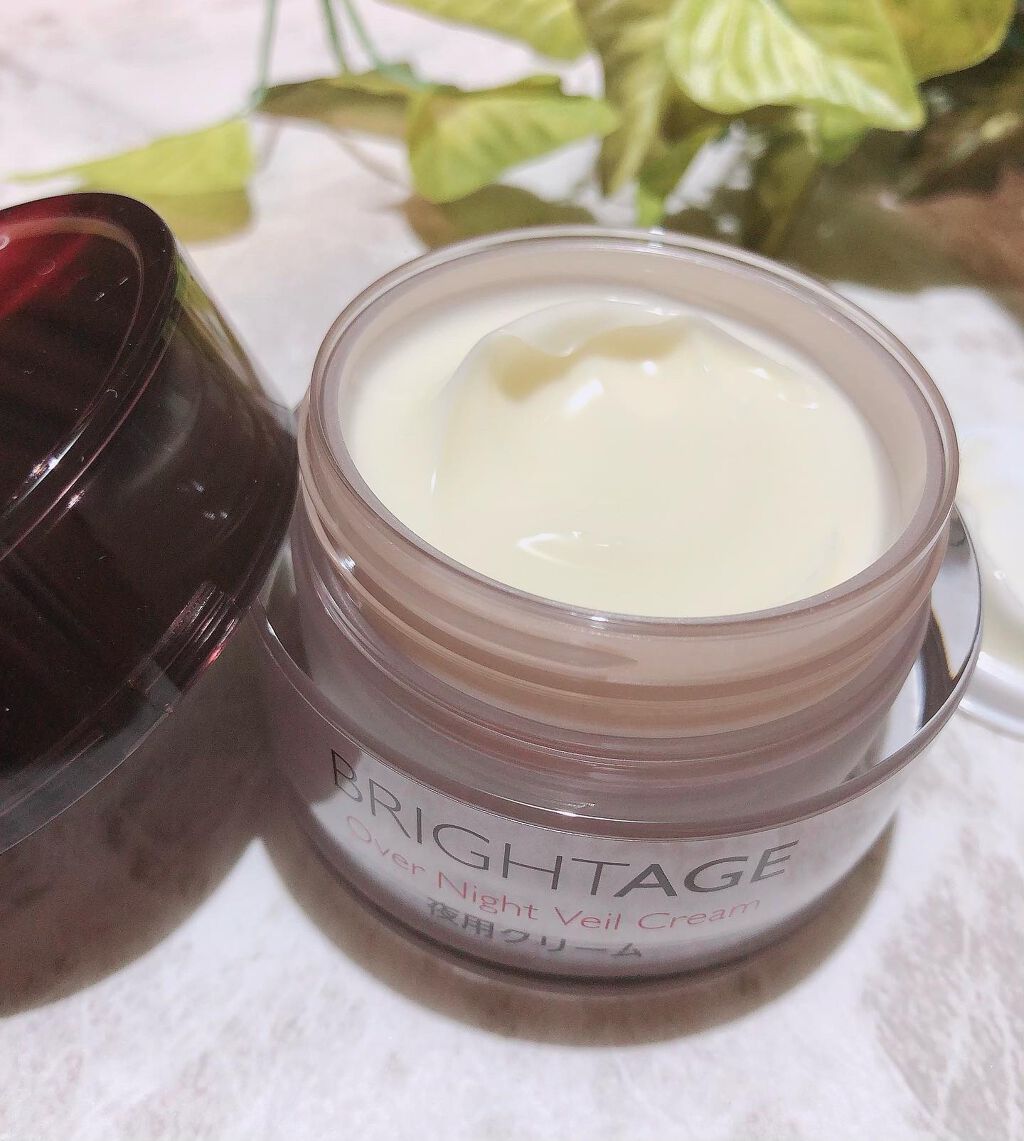 オーバーナイト ヴェールクリーム/BRIGHTAGE/フェイスクリームを使ったクチコミ(1枚目)