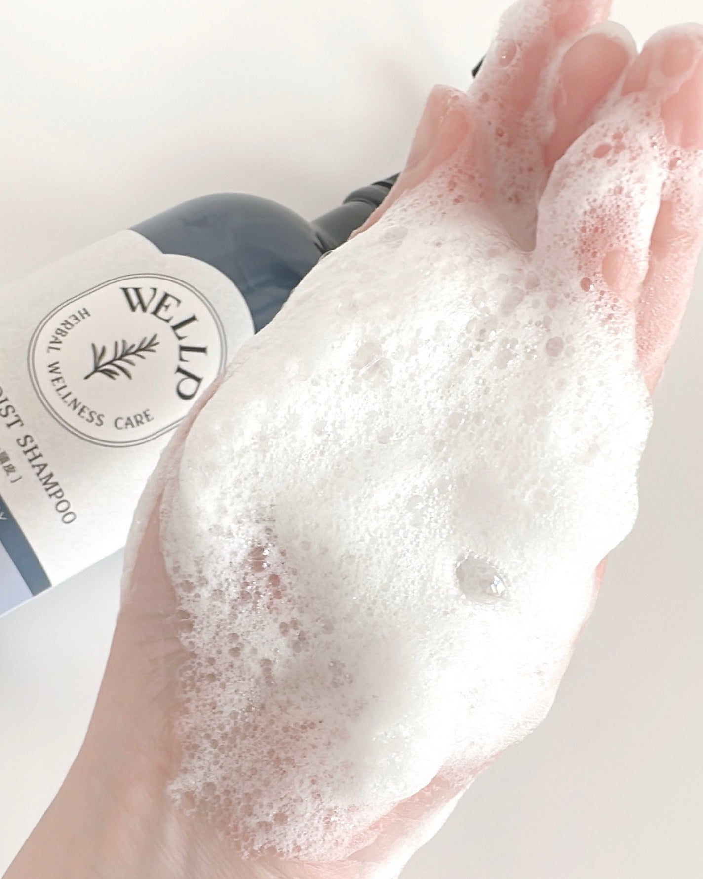 薬用スカルプケアシャンプー/トリートメント モイスト/WELLP/市販シャンプーを使ったクチコミ(4枚目)