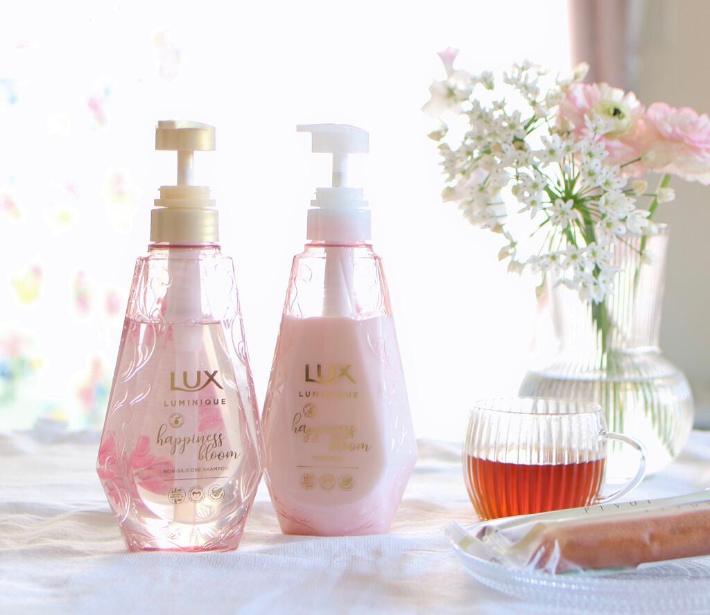 ルミニーク ハピネスブルーム シャンプー/トリートメント/LUX/市販シャンプーを使ったクチコミ(1枚目)