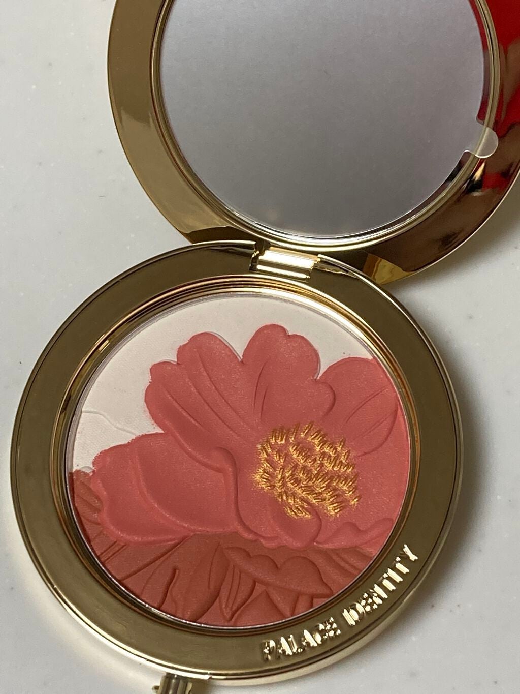 ZEESEAx正宮御品 「盛唐酔夢」シリーズ 丹酔金箔 牡丹チークシャッドパレット/ZEESEA/パウダーチークを使ったクチコミ(3枚目)