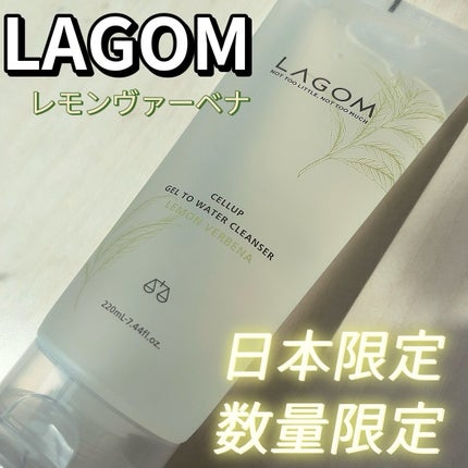 ラゴム ジェルトゥウォーター クレンザー(LV)(朝用洗顔)/LAGOM /その他洗顔料を使ったクチコミ(1枚目)