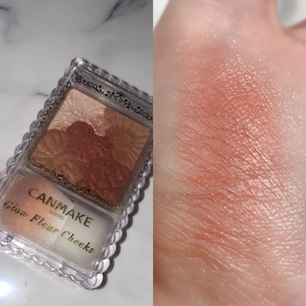 グロウフルールチークス/キャンメイク/パウダーチークを使ったクチコミ(7枚目)