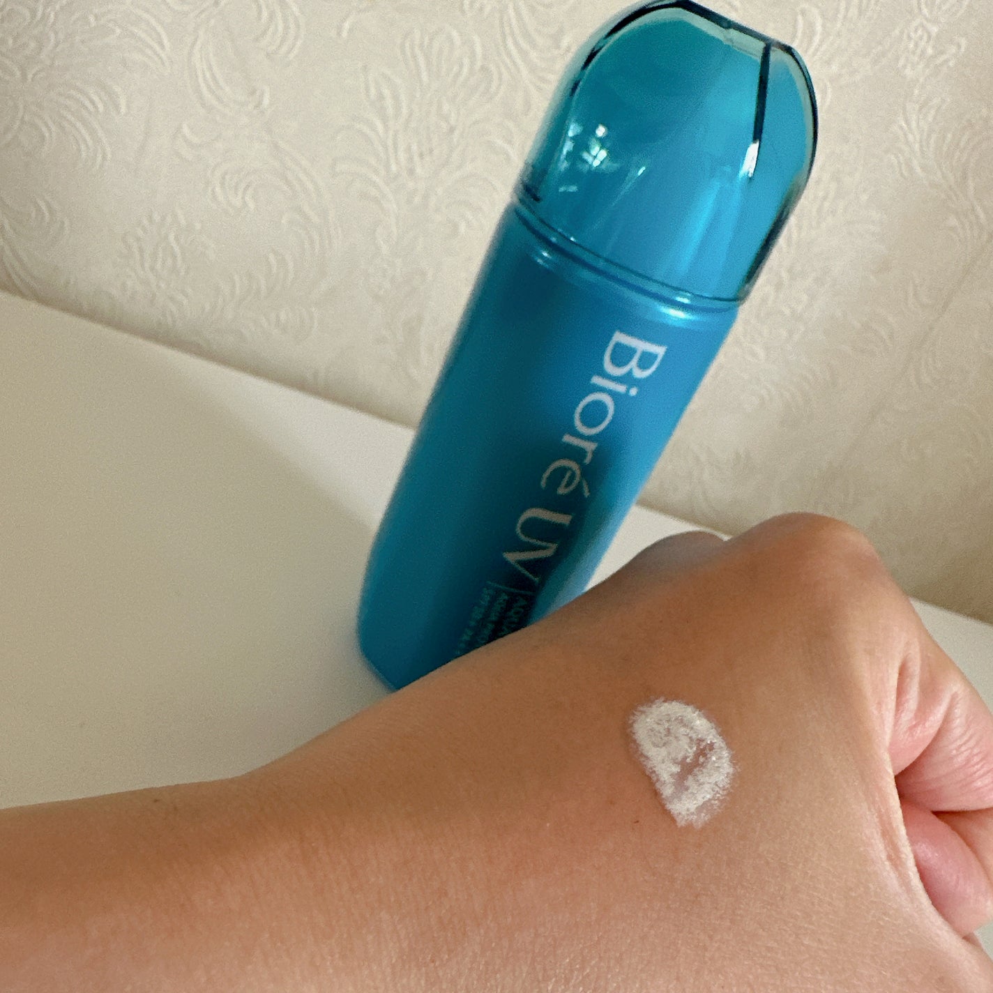 ビオレUV アクアリッチ アクアプロテクトローション(水層パック)/ビオレ/日焼け止めローションを使ったクチコミ(3枚目)