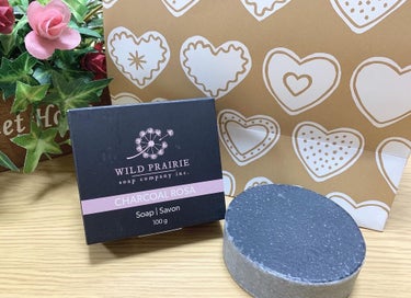 Wild Prairie Soap 石けんチャコールローザのクチコミ「#PR 
この商品は企業様より提供を受けて投稿しています。

@wildprairiesoap.....」（1枚目）