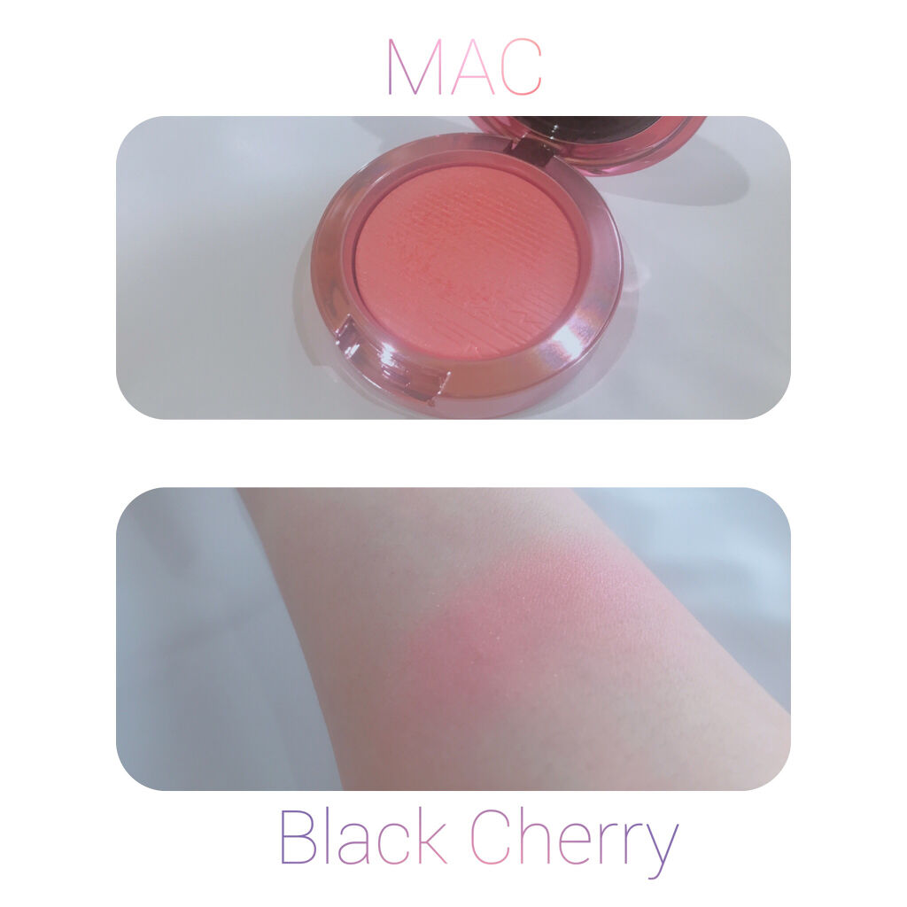 エクストラ ディメンション ブラッシュ M·A·C BLACK CHERRY/M・A・C/パウダーチークを使ったクチコミ（1枚目）