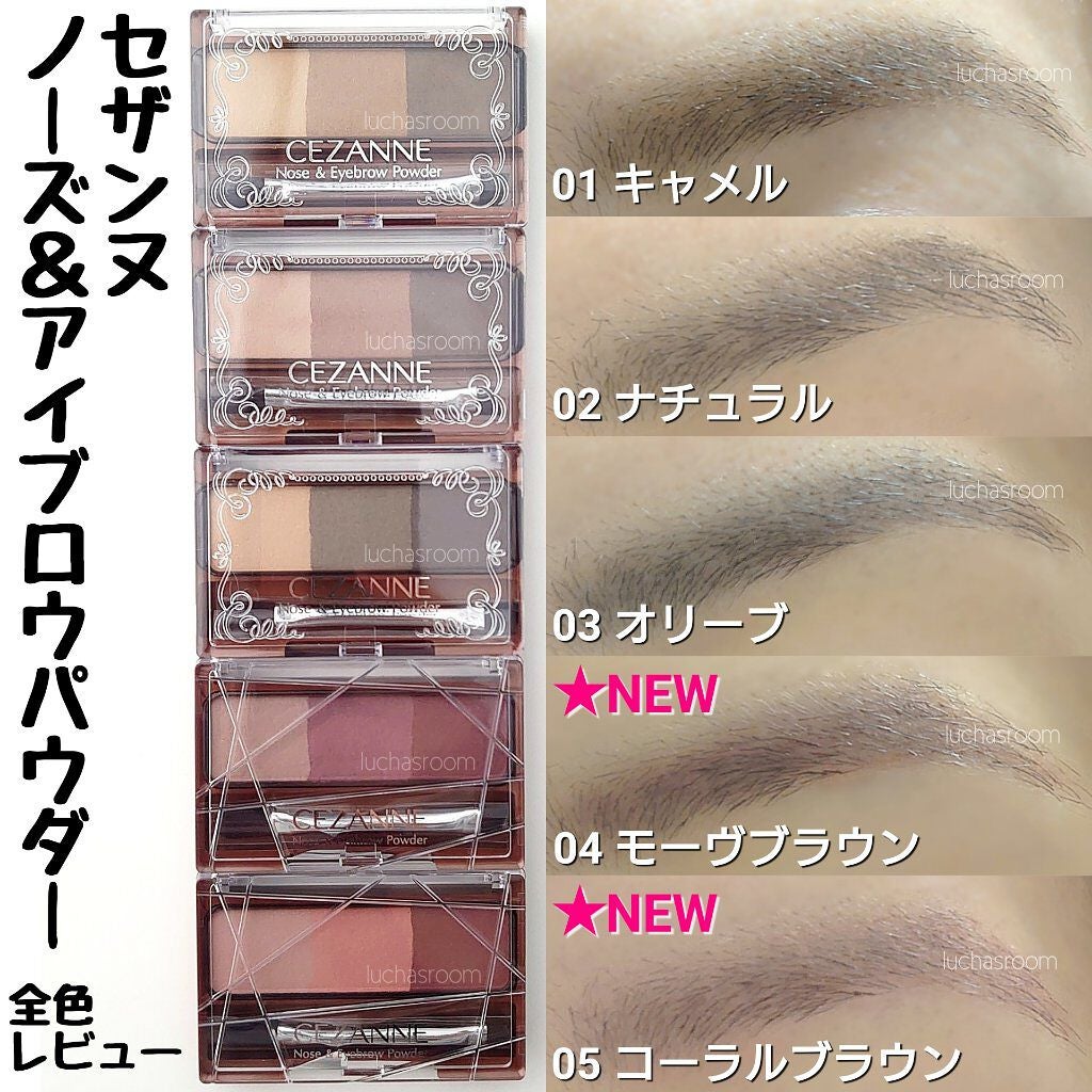 ノーズ&アイブロウパウダー/CEZANNE/パウダーアイブロウを使ったクチコミ(1枚目)