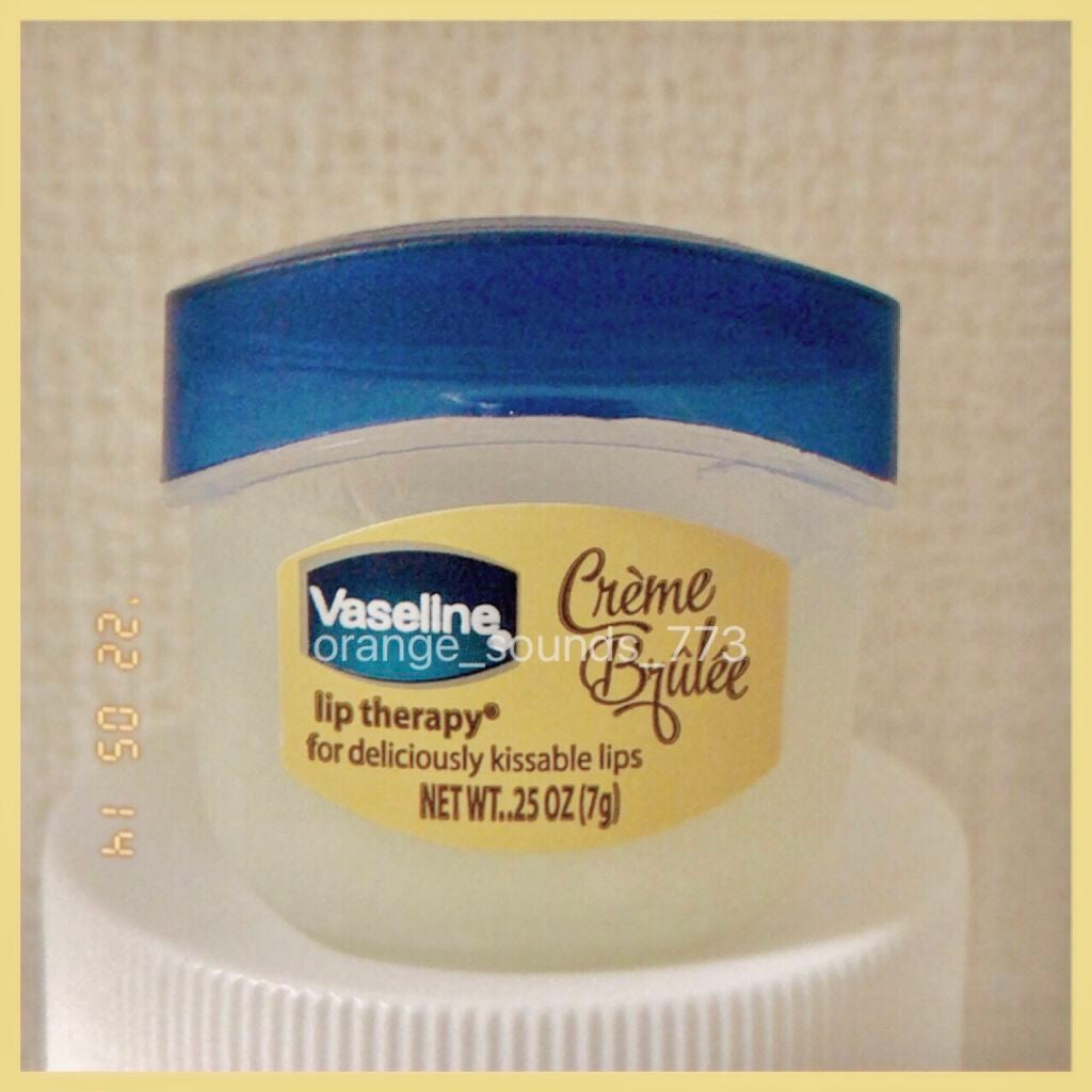 リップ クレームブリュレ/ヴァセリン/リップケアを使ったクチコミ(1枚目)