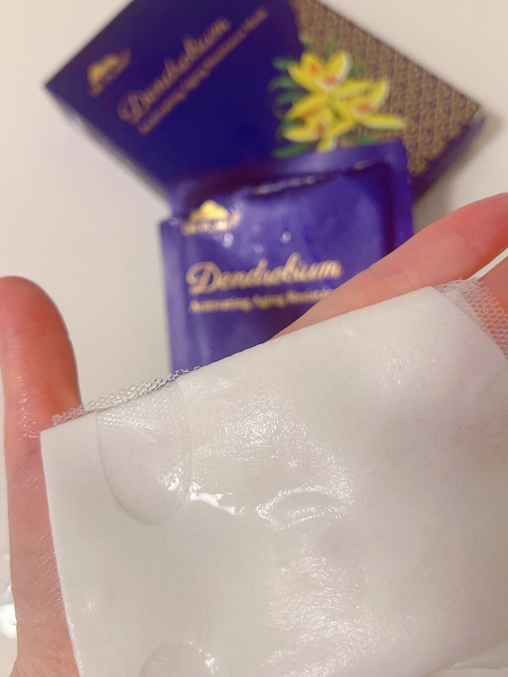 セッコク蘭エイジングケアマスクα/DR PLANT/シートマスク・パックを使ったクチコミ(1枚目)