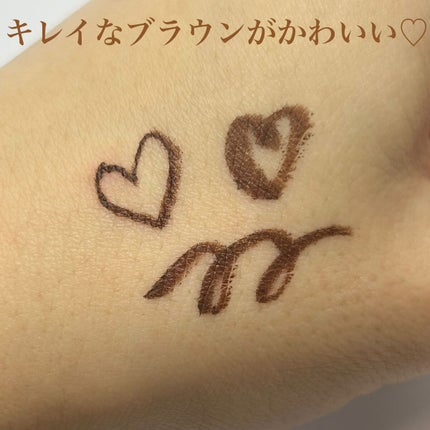 シルキーリキッドアイライナーWP/D-UP/リキッドアイライナーを使ったクチコミ(3枚目)