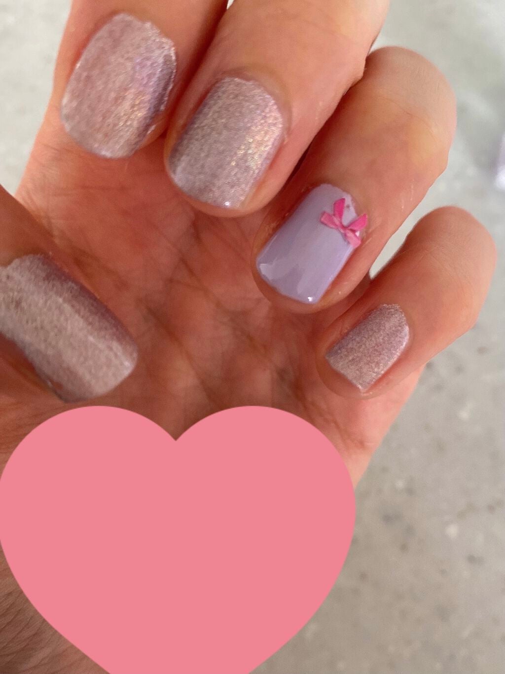 ネイルホリック リミテッドカラー Popping Sugar/ネイルホリック/マニキュアを使ったクチコミ(8枚目)