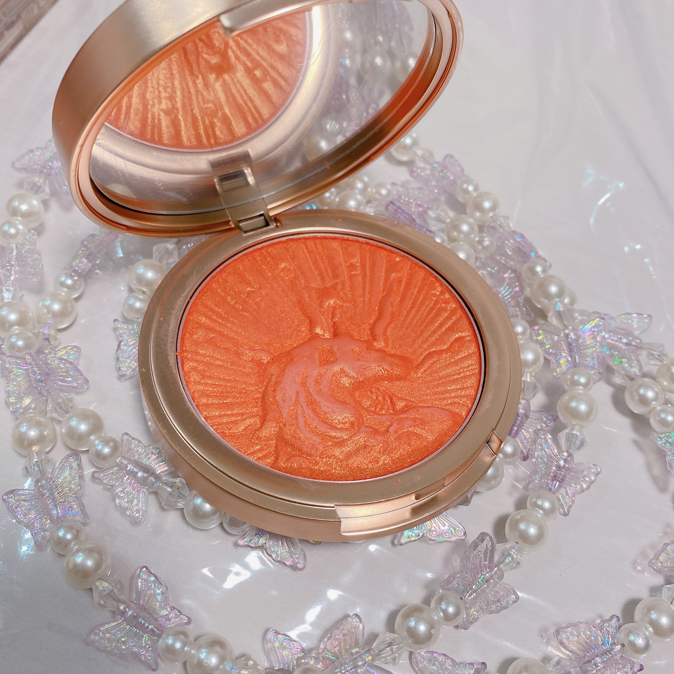 ユニコーンシリーズ チークブラッシュ #デーライト/FlowerKnows/パウダーチークを使ったクチコミ（2枚目）