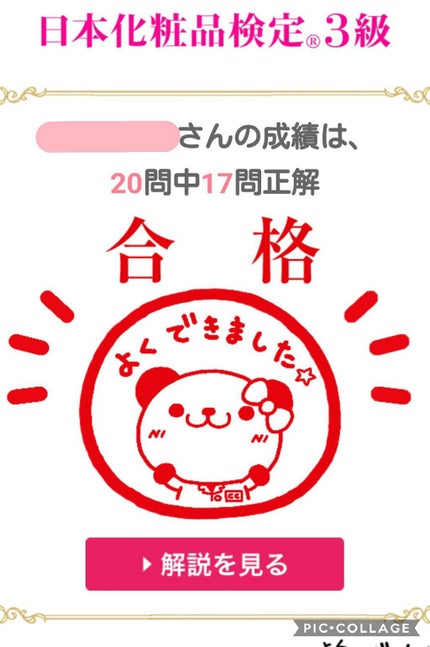 日本化粧品検定/その他を使ったクチコミ(1枚目)