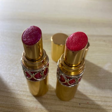 ルージュ ヴォリュプテ シャイン 107 フューシャ ボエシ（限定色）/YVES SAINT LAURENT BEAUTE/口紅を使ったクチコミ（1枚目）