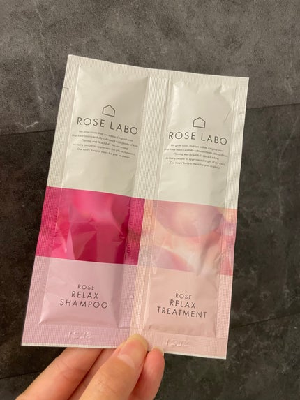 ローズリラックスシャンプー&トリートメント トライアル 1回分/ROSE LABO/市販シャンプーを使ったクチコミ(1枚目)