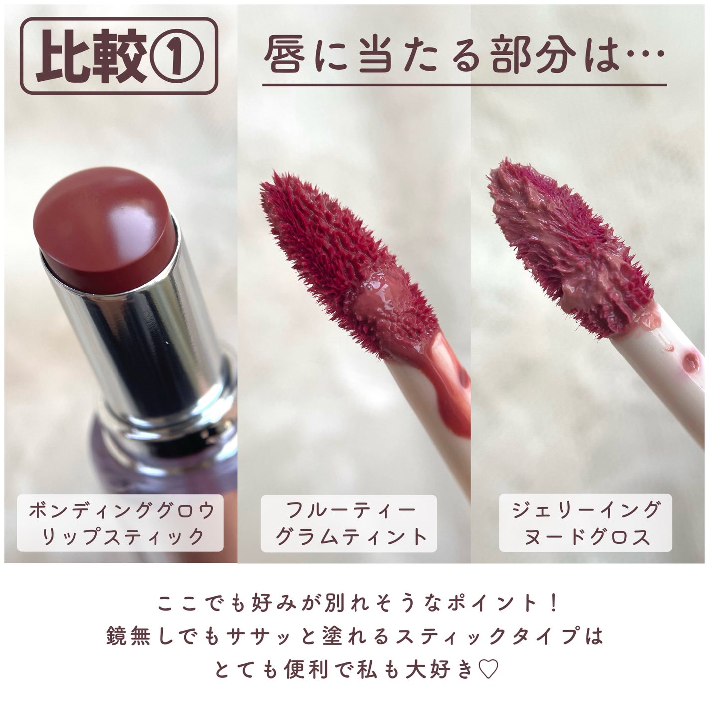 フルーティーグラムティント/Laka/リップティントを使ったクチコミ(3枚目)