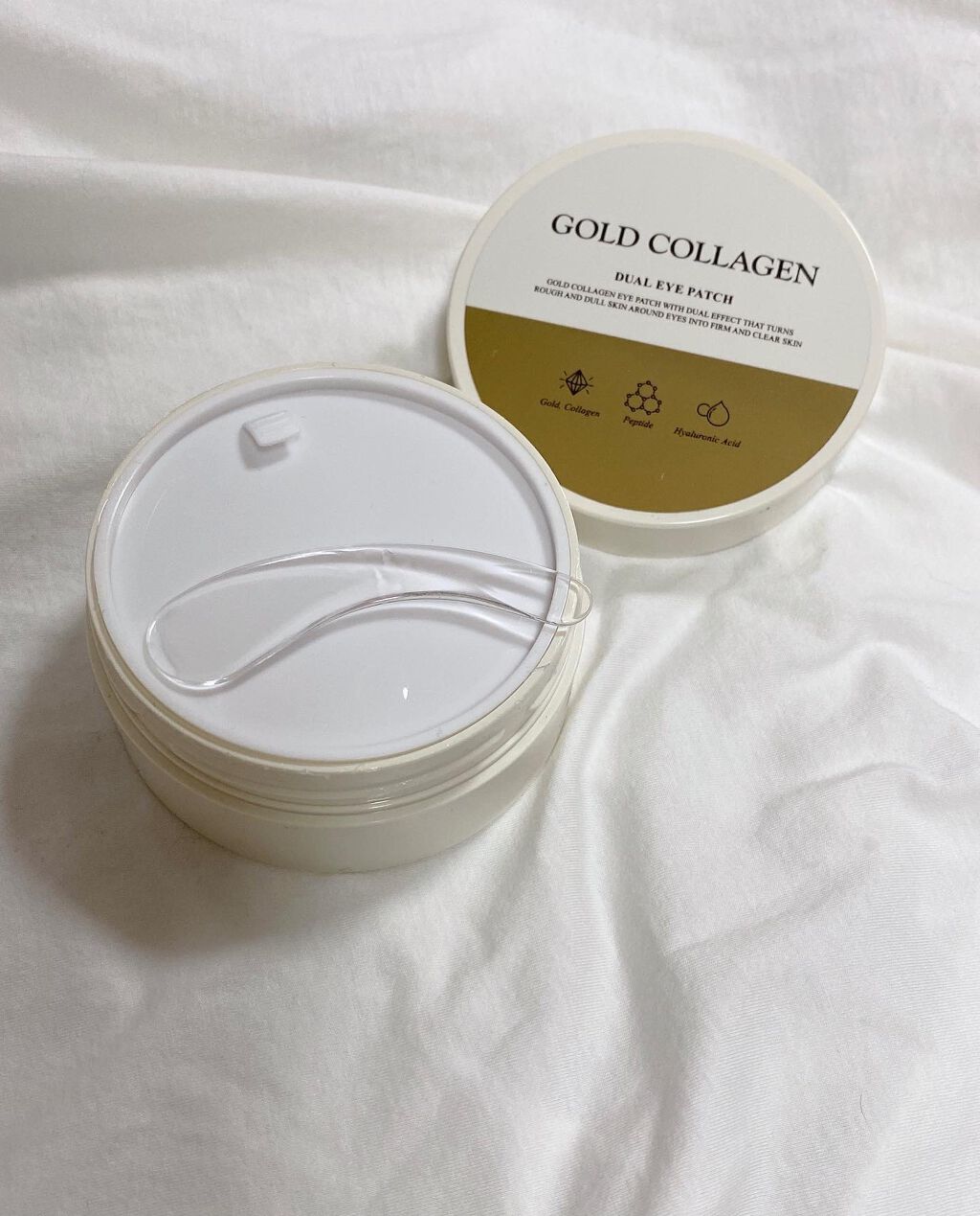 GOLD COLLAGEN DUAL EYE PATCH/SNP/アイケア・アイクリームを使ったクチコミ(2枚目)