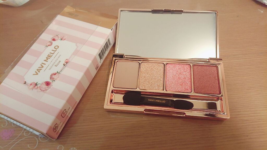 バレンタインボックスミニ/VAVI MELLO/アイシャドウパレットを使ったクチコミ（3枚目）