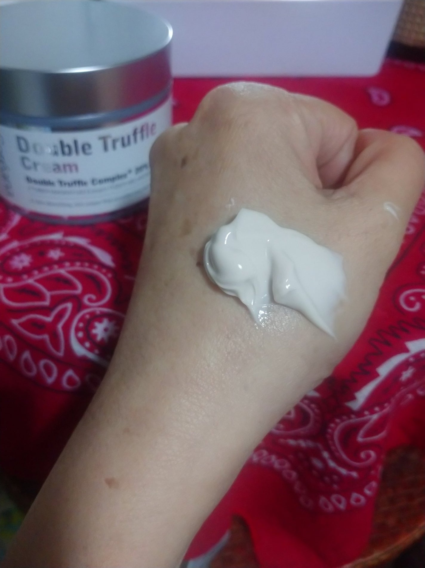 コリアナ ダブルトリュフクリーム/AMPLE:N/フェイスクリームを使ったクチコミ(3枚目)