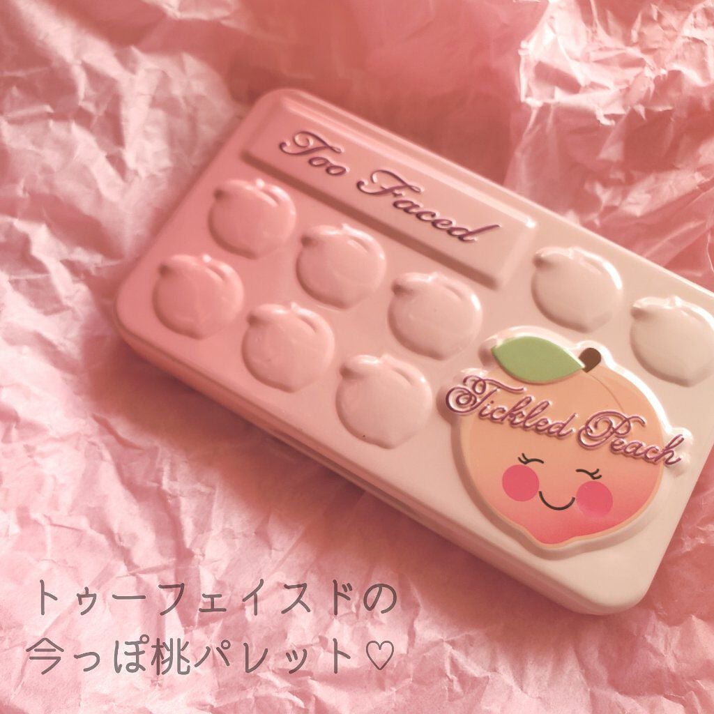 ティックルドピーチ ミニ アイシャドウ パレット/Too Faced/アイシャドウパレットを使ったクチコミ(1枚目)