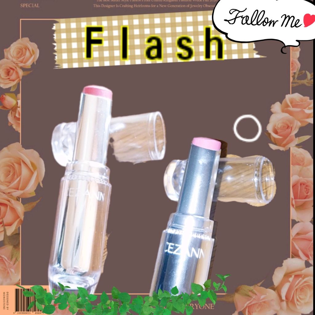 ラスティンググロスリップ/CEZANNE/口紅を使ったクチコミ(2枚目)