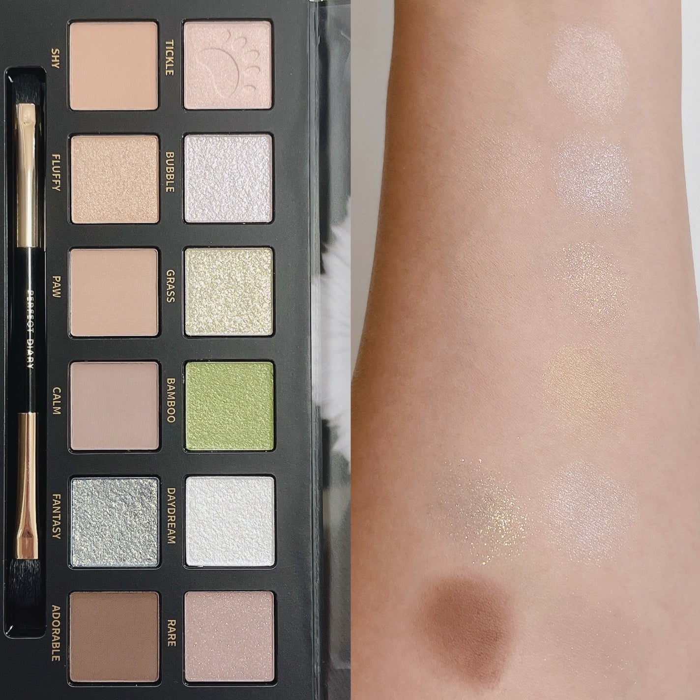 エクスプローラ12色 動物アイシャドウパレット/PERFECT DIARY/アイシャドウパレットを使ったクチコミ(2枚目)