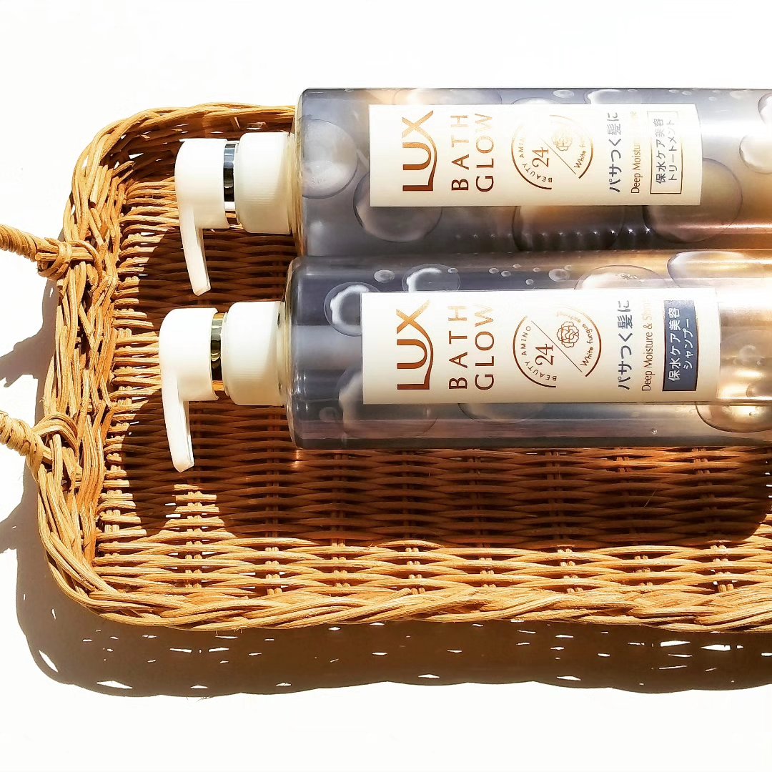 バスグロウ ディープモイスチャー&シャイン シャンプー/トリートメント/LUX/市販シャンプーを使ったクチコミ（1枚目）