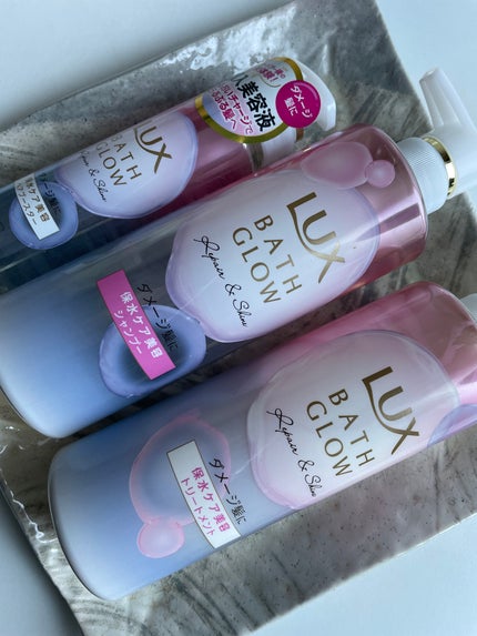 バスグロウ リペア&シャイン シャンプー / トリートメント/LUX/市販シャンプーを使ったクチコミ(1枚目)