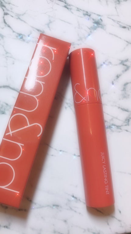 ジューシーラスティングティント/rom&nd/リップティントを使ったクチコミ(1枚目)