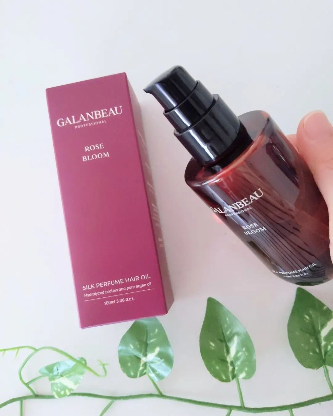 シルクパフュームヘアオイル（ローズブルーム）/ガランビュー/ヘアオイルを使ったクチコミ（2枚目）