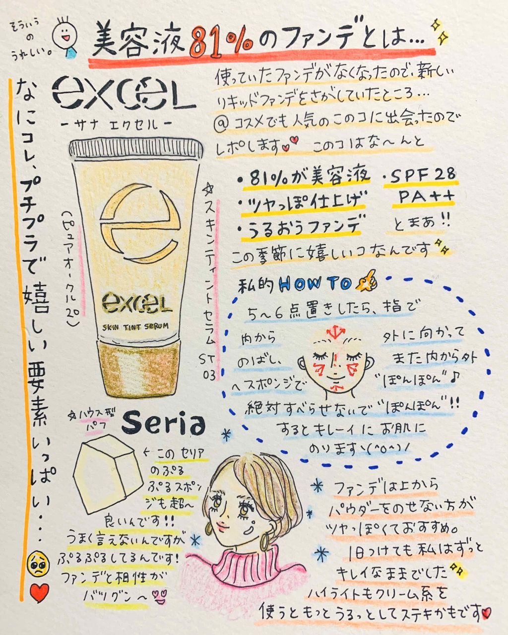 メイクスポンジ/セリア/パフ・スポンジを使ったクチコミ(1枚目)