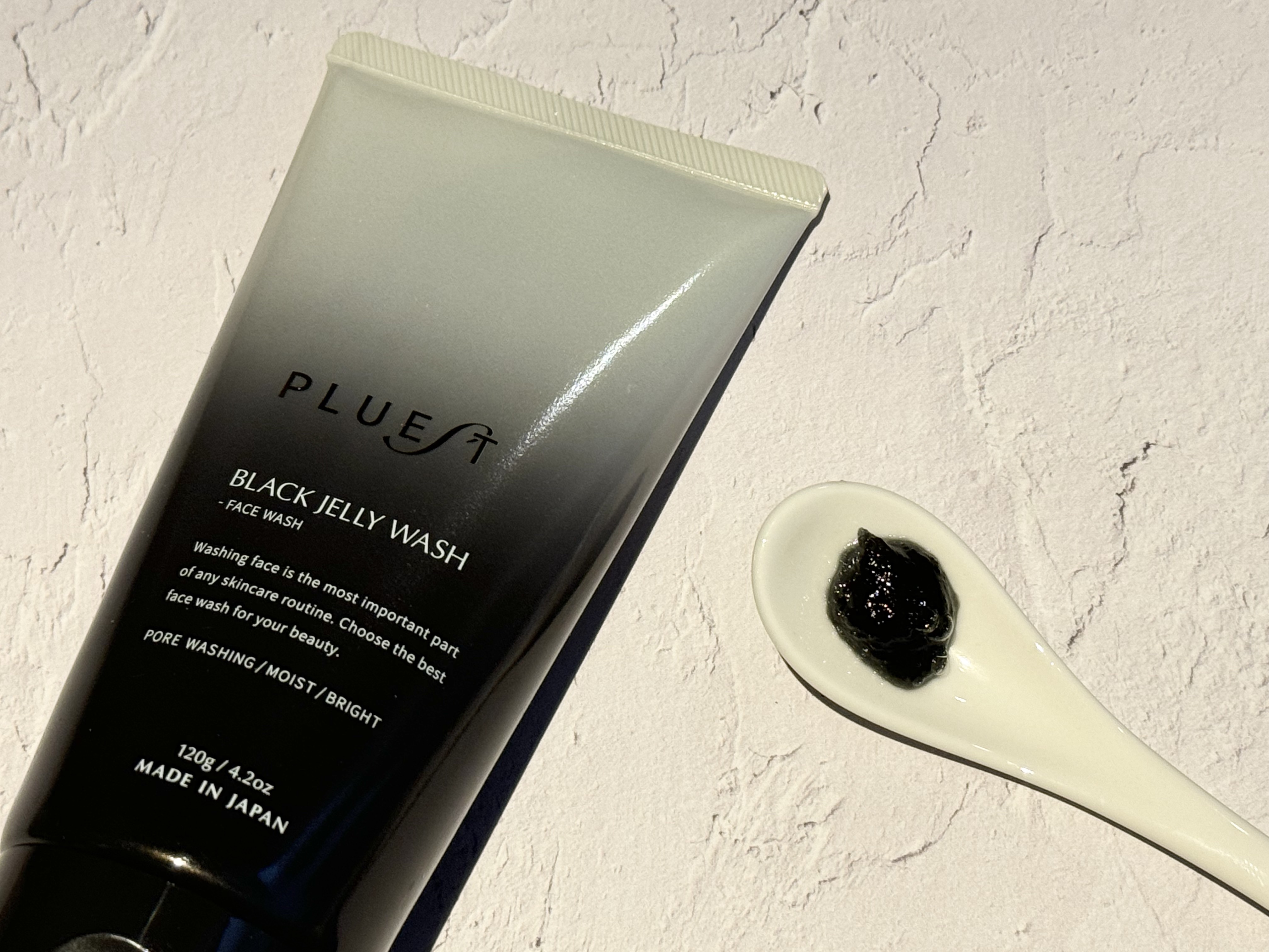 BLACK JELLY WASH（ブラックジェリーウォッシュ）/PLUEST/その他洗顔料を使ったクチコミ（2枚目）