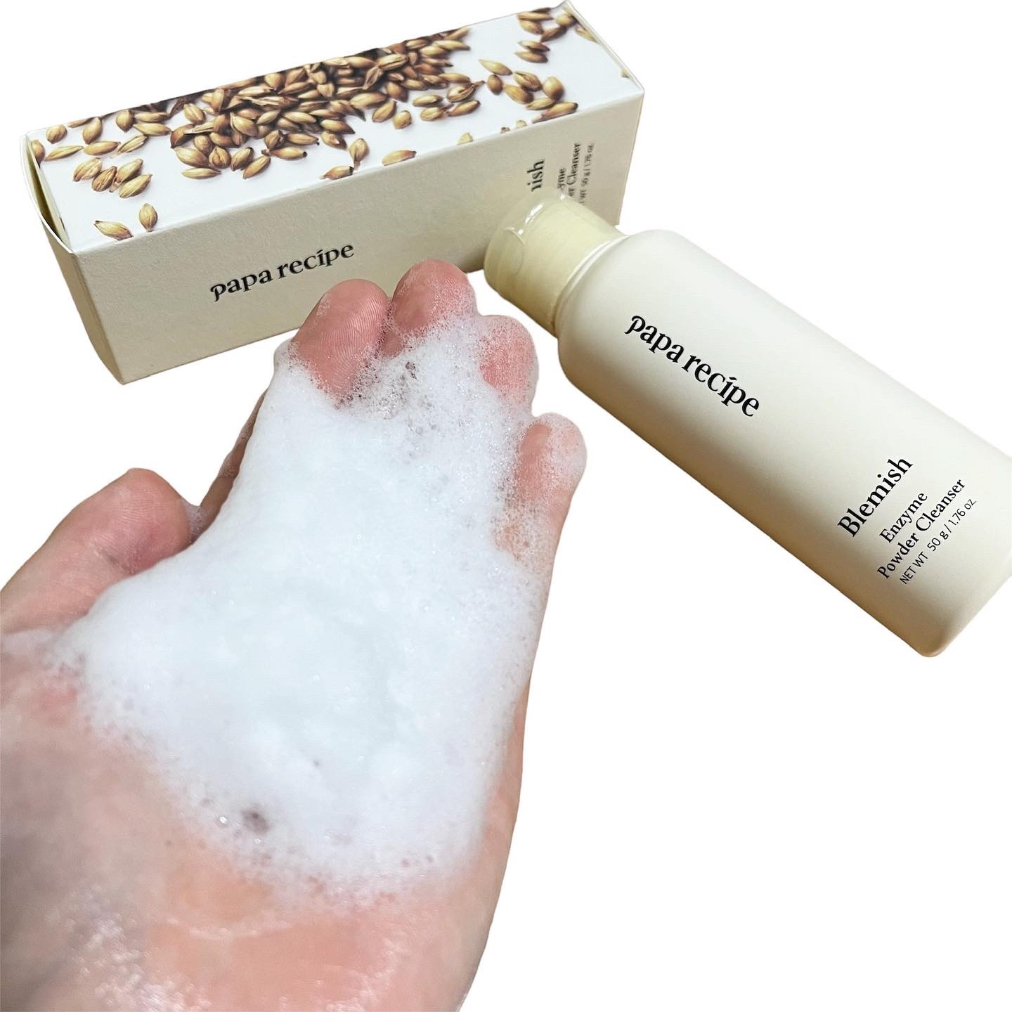 ブレミッシュ 酵素 洗顔パウダー/PAPA RECIPE/洗顔パウダーを使ったクチコミ（3枚目）