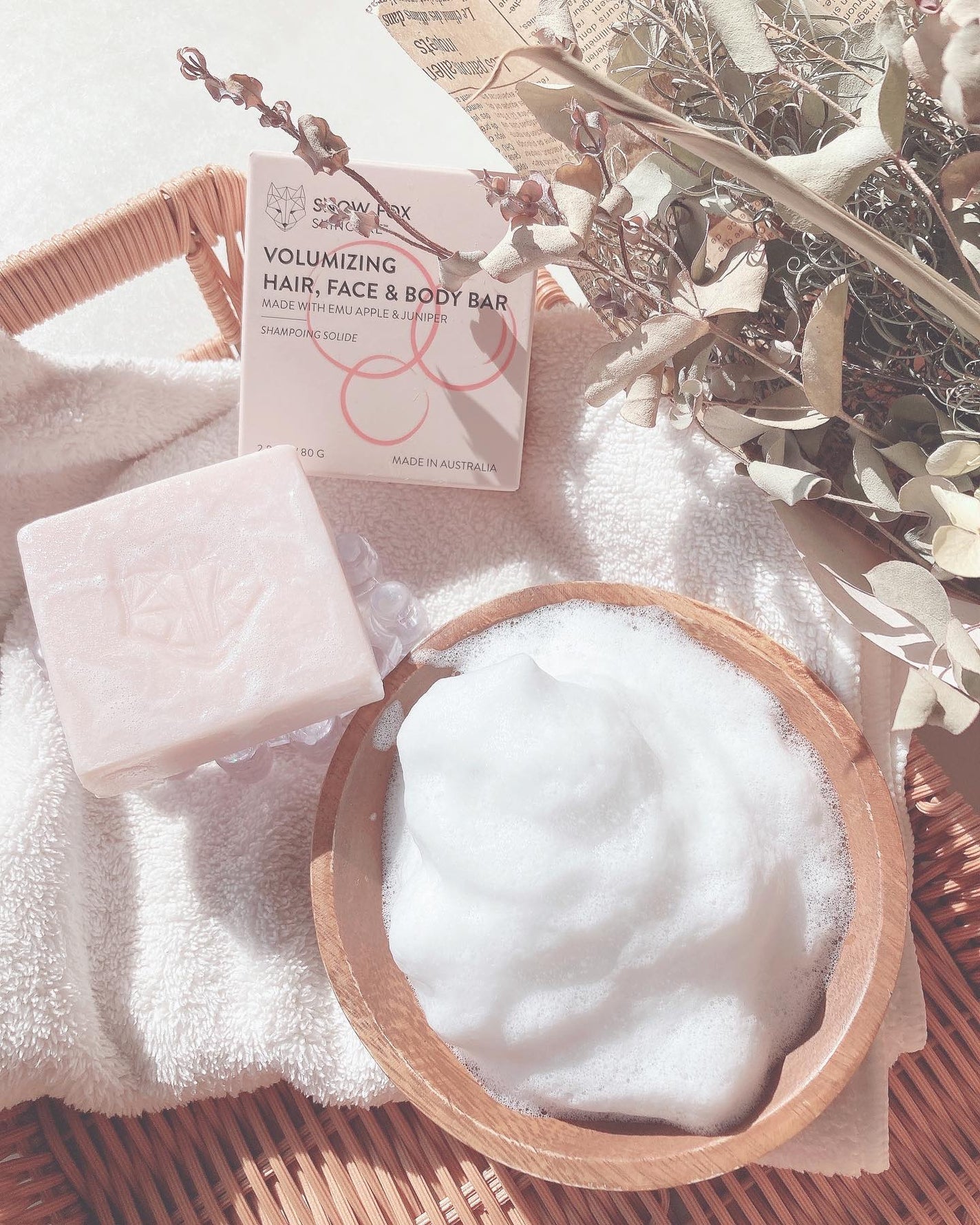 ボリュームアップ オールインワン シャンプー バー/SNOW FOX SKINCARE/サロンシャンプーを使ったクチコミ(2枚目)