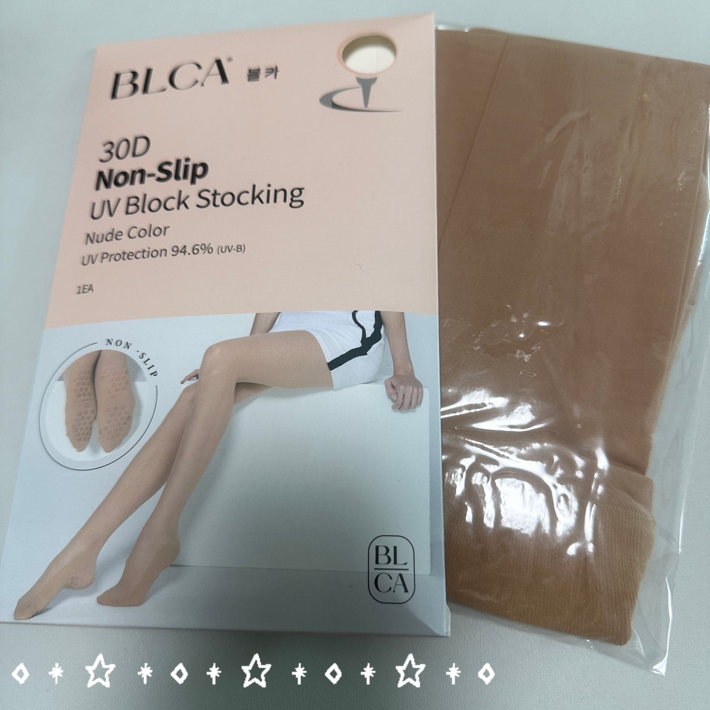 BLCA 紫外線カット 30d ゴルフストッキング/BLCA/レッグ・フットケアを使ったクチコミ(1枚目)