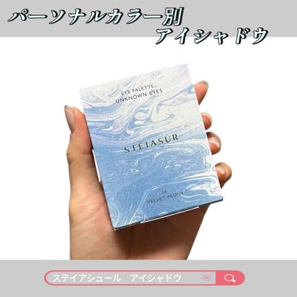 アンノウンアイズ/STEIASUR(ステイアシュール)/アイシャドウパレットを使ったクチコミ(1枚目)