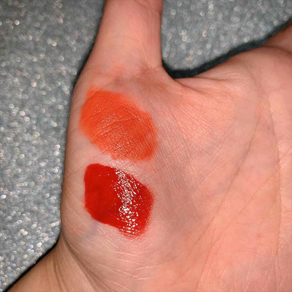 グラスティングウォーターティント 韓服エディション/rom&nd/リップティントを使ったクチコミ(4枚目)