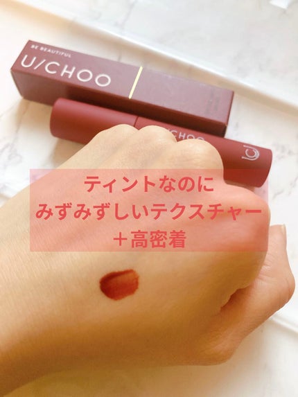 ワンダー リップティント ブリリアントブラウン(BRILLIANT BROWN)/U/CHOO/リップティントを使ったクチコミ(3枚目)
