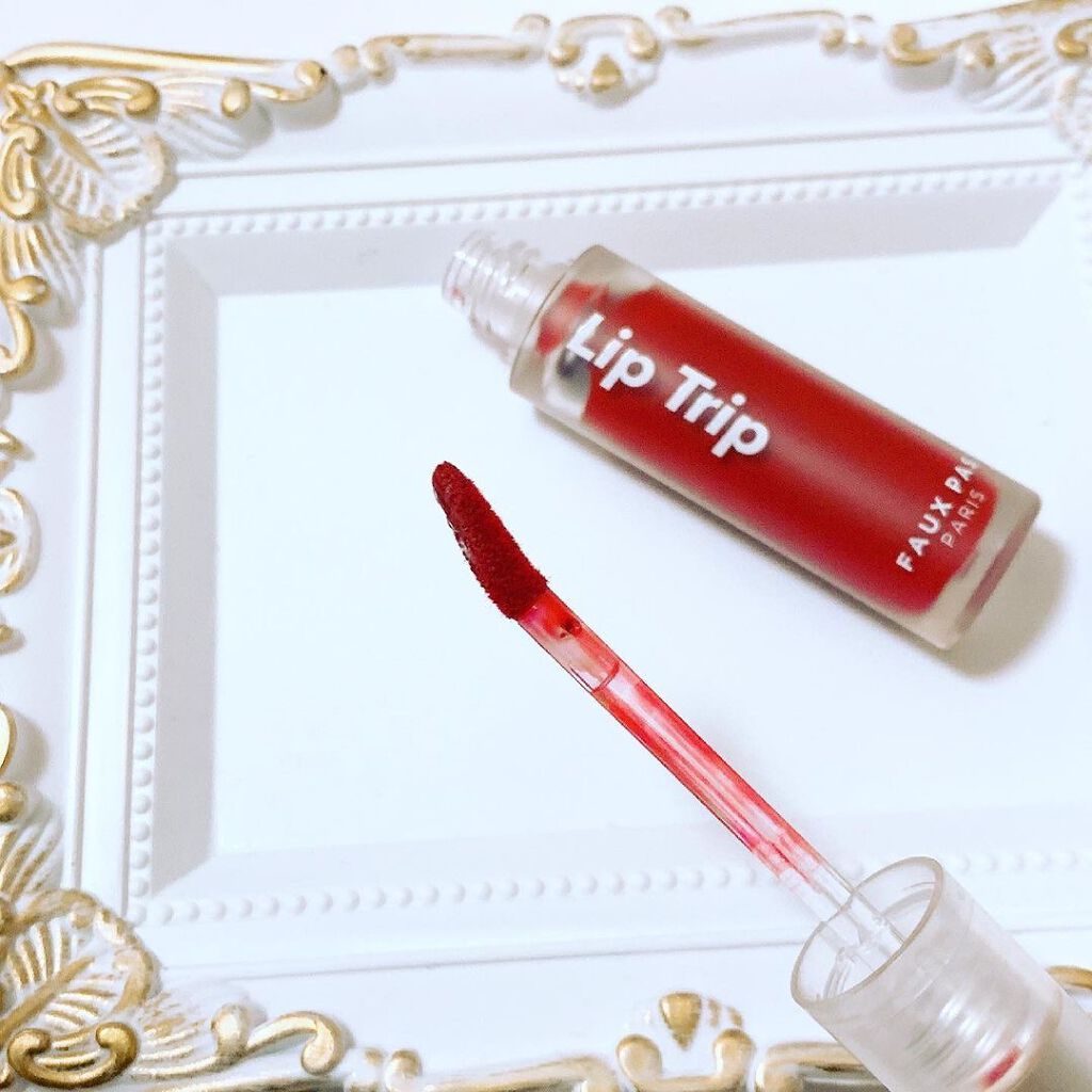 リップトリップベロアパリ/FAUX PAS PARIS/口紅を使ったクチコミ(5枚目)