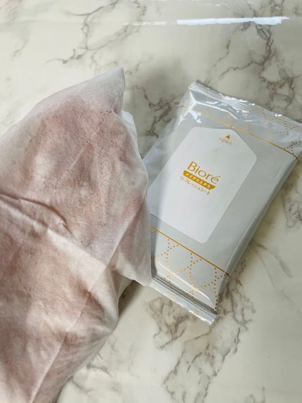 メイクの上からリフレッシュシート/ビオレ/フェイスシートを使ったクチコミ(3枚目)