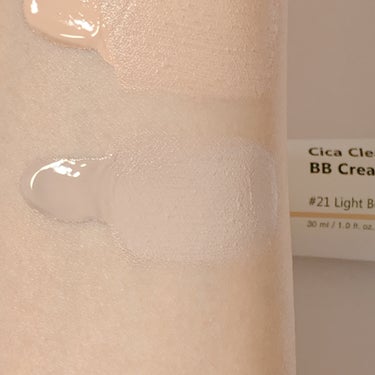 Cica Clearing BB Cream 21ライトベージュ/PURITO/化粧下地を使ったクチコミ（3枚目）