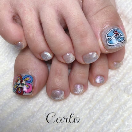 YUKA on LIPS 「.テテデザインのartnail..#狭山ヶ丘ネイルサロン#小手..」(1枚目)