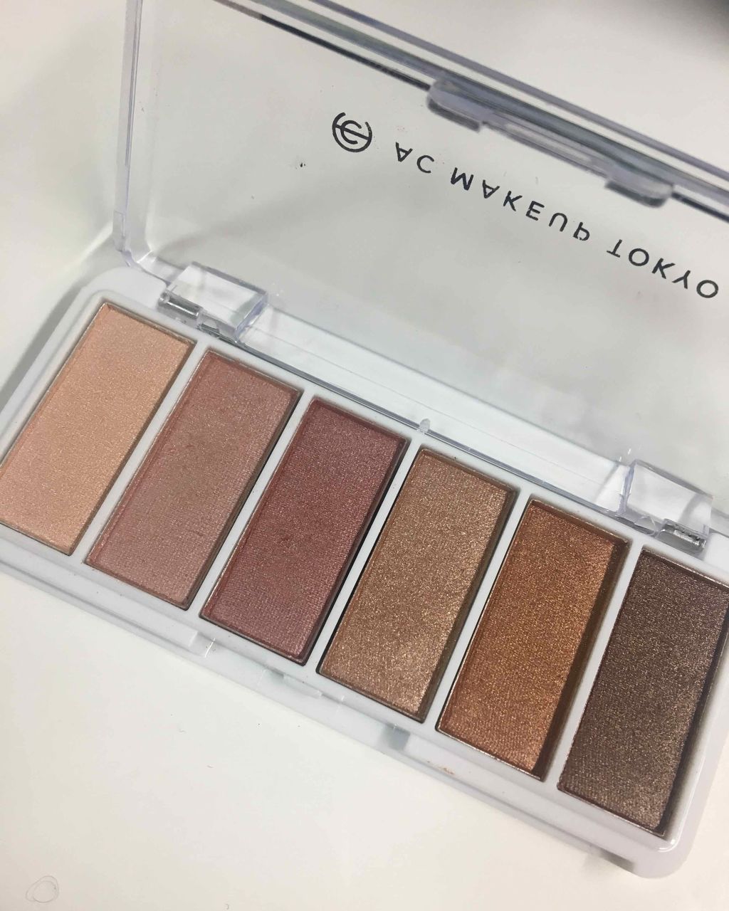 AC カラーアイパレット 02 ピンクブラウン/AC MAKEUP/アイシャドウパレットを使ったクチコミ（2枚目）