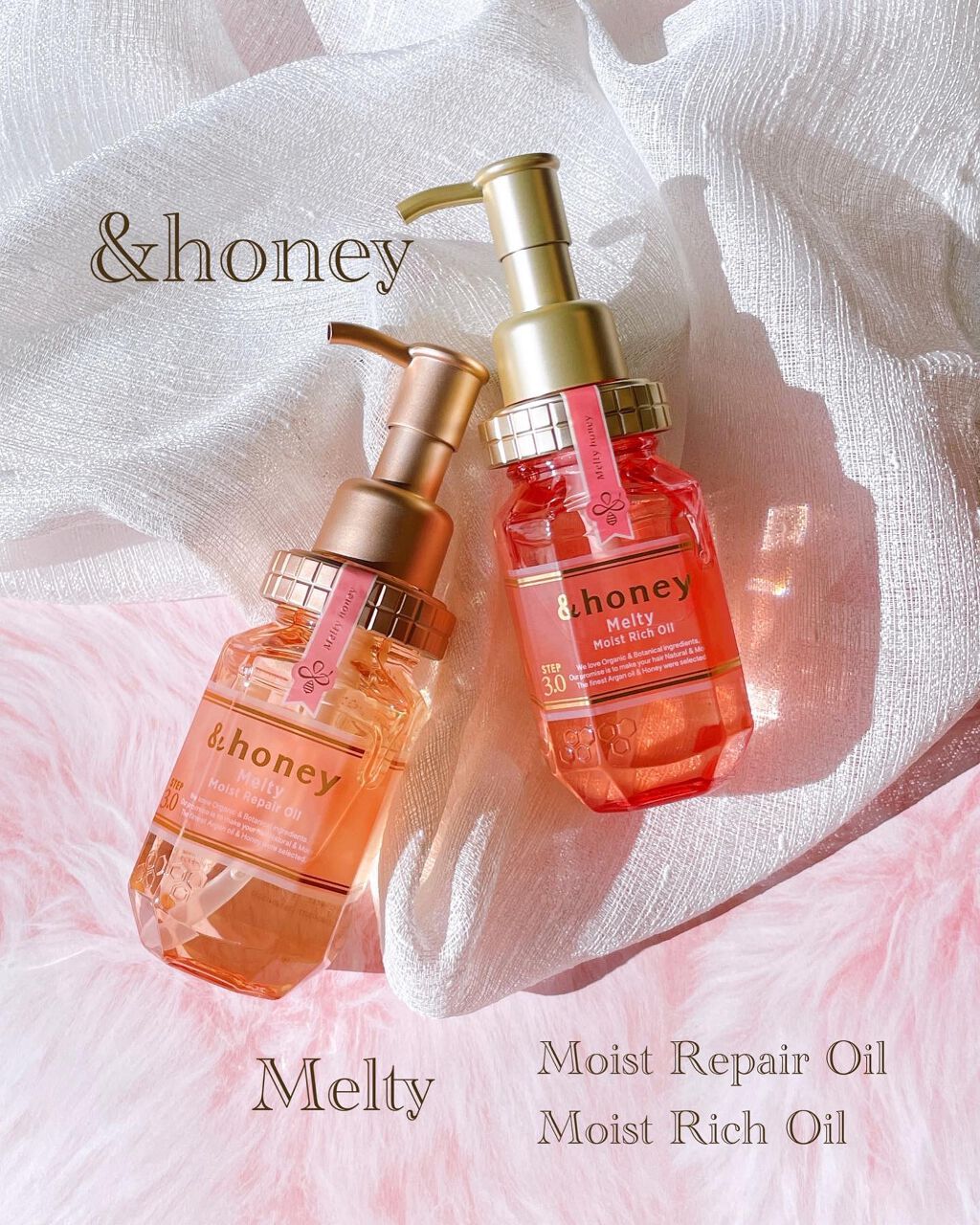 &honey メルティ モイストリペア ヘアオイル 3.0/&honey/ヘアオイルを使ったクチコミ（1枚目）