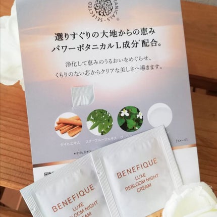 リュクス リブルームナイトクリーム/BENEFIQUE/フェイスクリームを使ったクチコミ(4枚目)