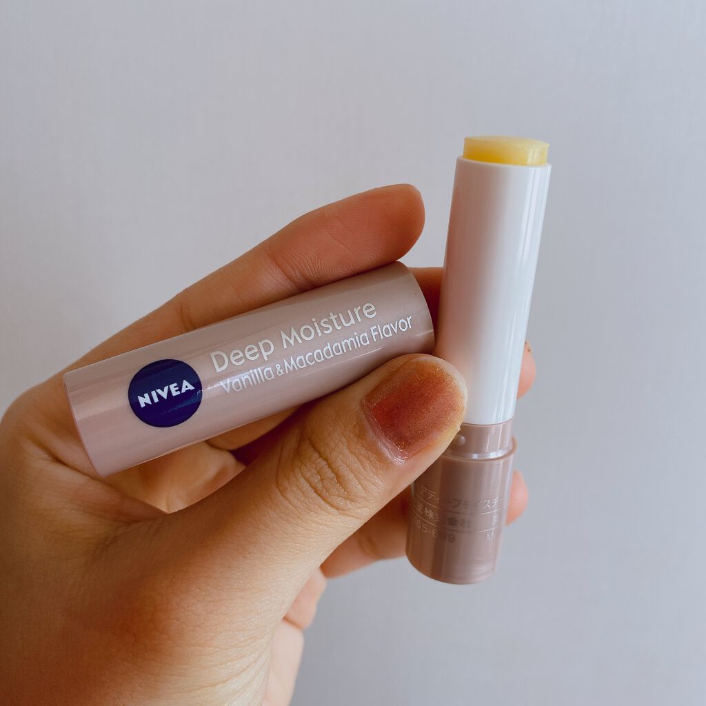 ニベア ディープモイスチャーリップ/ニベア/リップクリームを使ったクチコミ（3枚目）