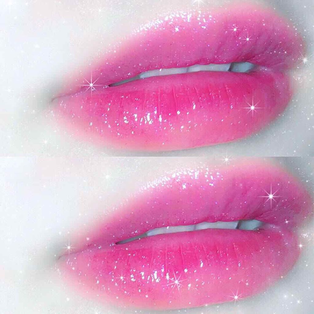 LIP38℃ +UnFrame<ホログラフィック>/UZU BY FLOWFUSHI/リップグロスを使ったクチコミ（1枚目）