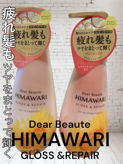 オイルインシャンプー/オイルインコンディショナー (グロス&リペア)/ディアボーテ/市販シャンプーを使ったクチコミ(1枚目)